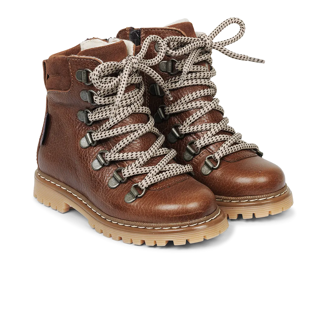 TEX-boot with zipper and laces