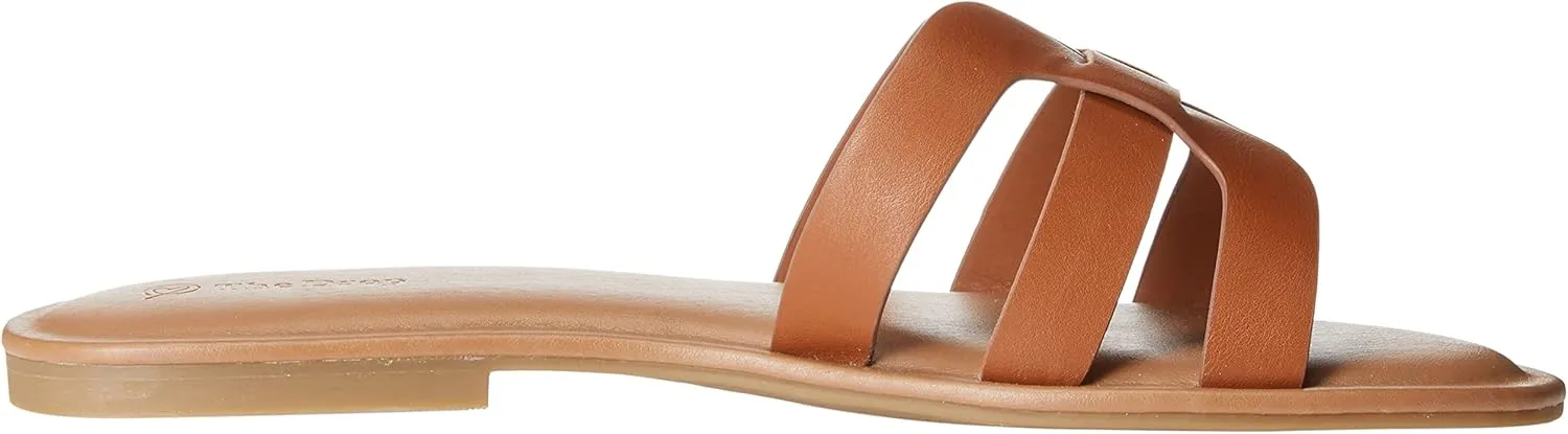 The Drop Women's Monika Flat H-Band Slide Sandal