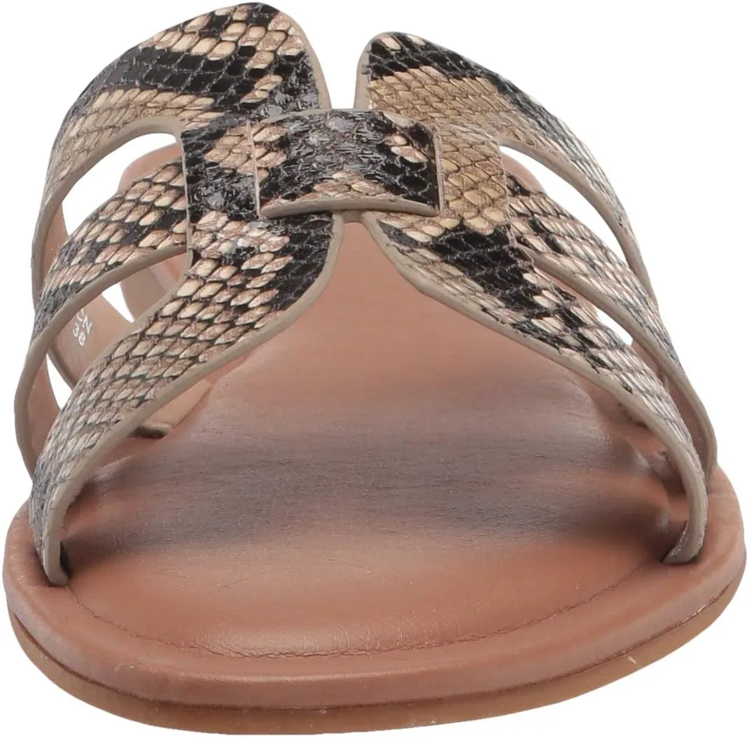 The Drop Women's Monika Flat H-Band Slide Sandal