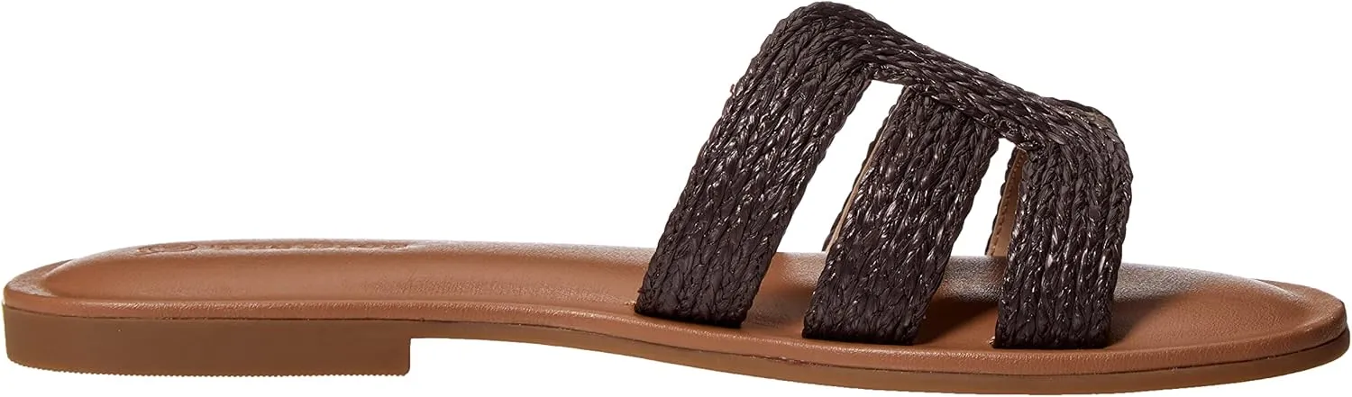 The Drop Women's Monika Flat H-Band Slide Sandal