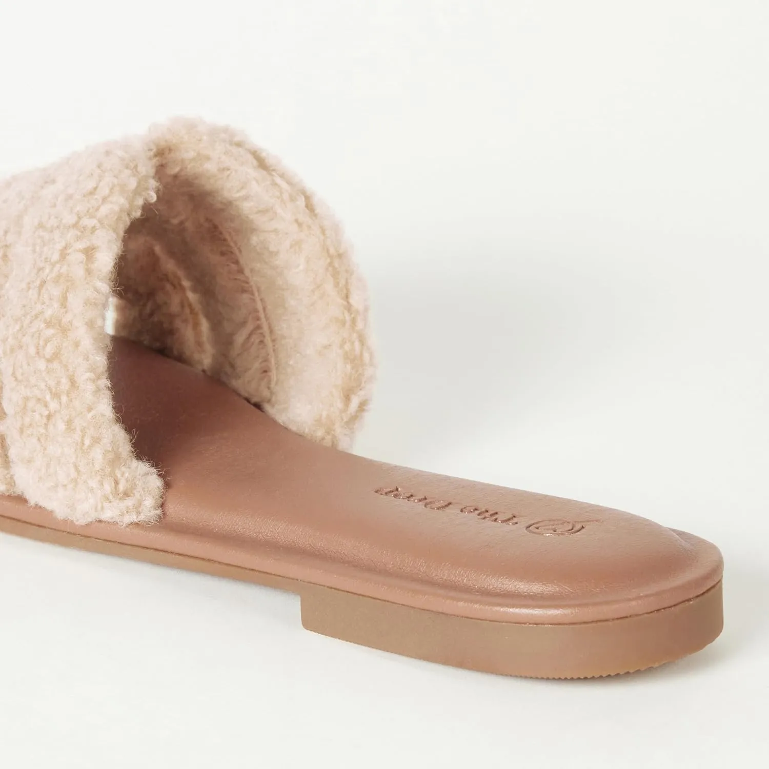 The Drop Women's Monika Flat H-Band Slide Sandal