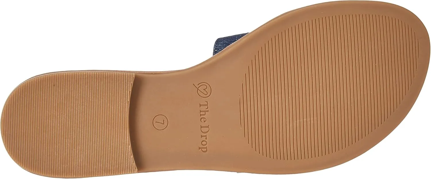 The Drop Women's Monika Flat H-Band Slide Sandal