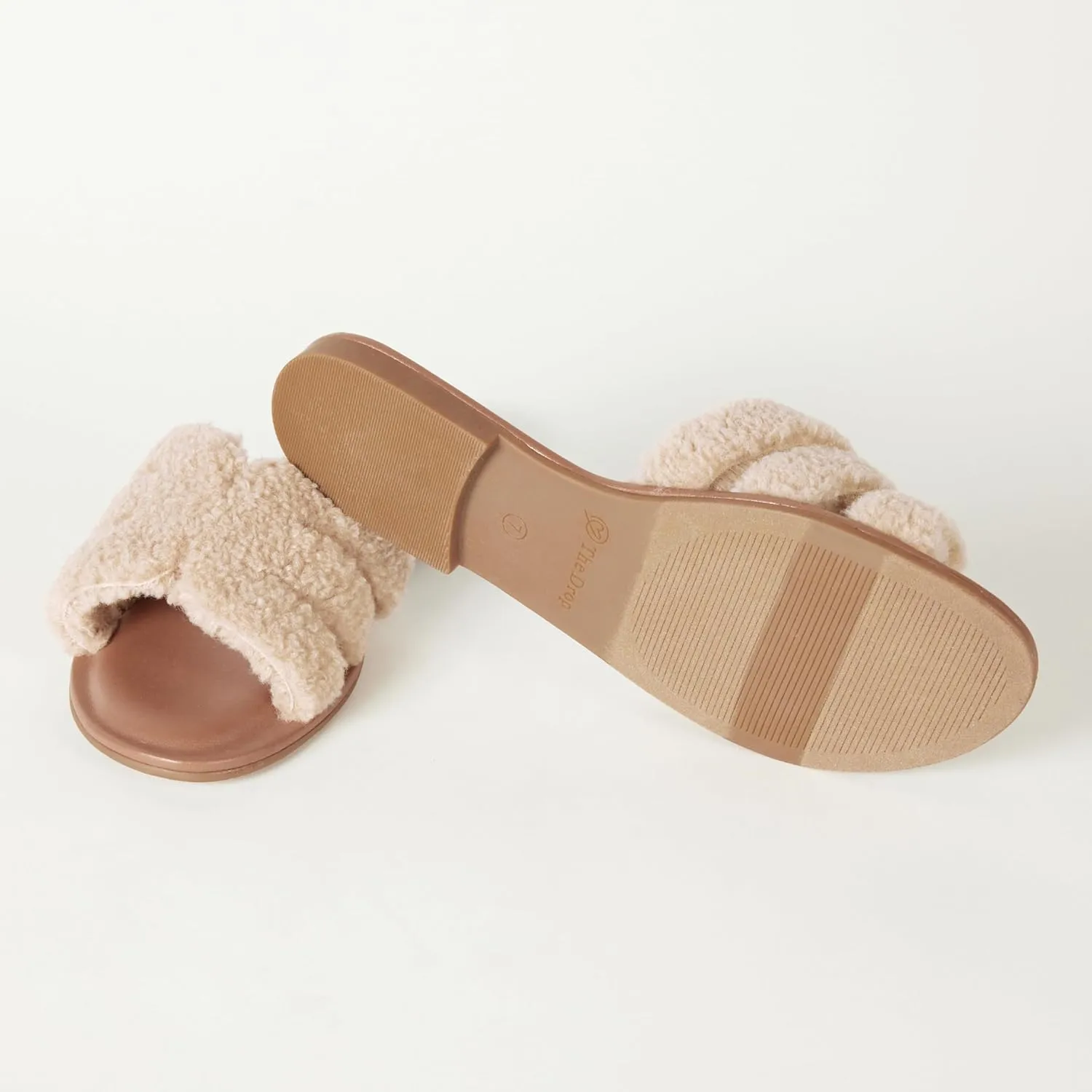 The Drop Women's Monika Flat H-Band Slide Sandal