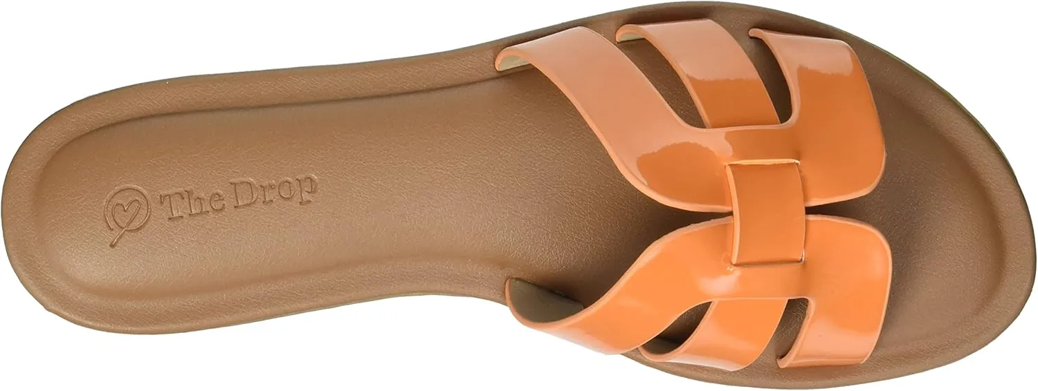 The Drop Women's Monika Flat H-Band Slide Sandal