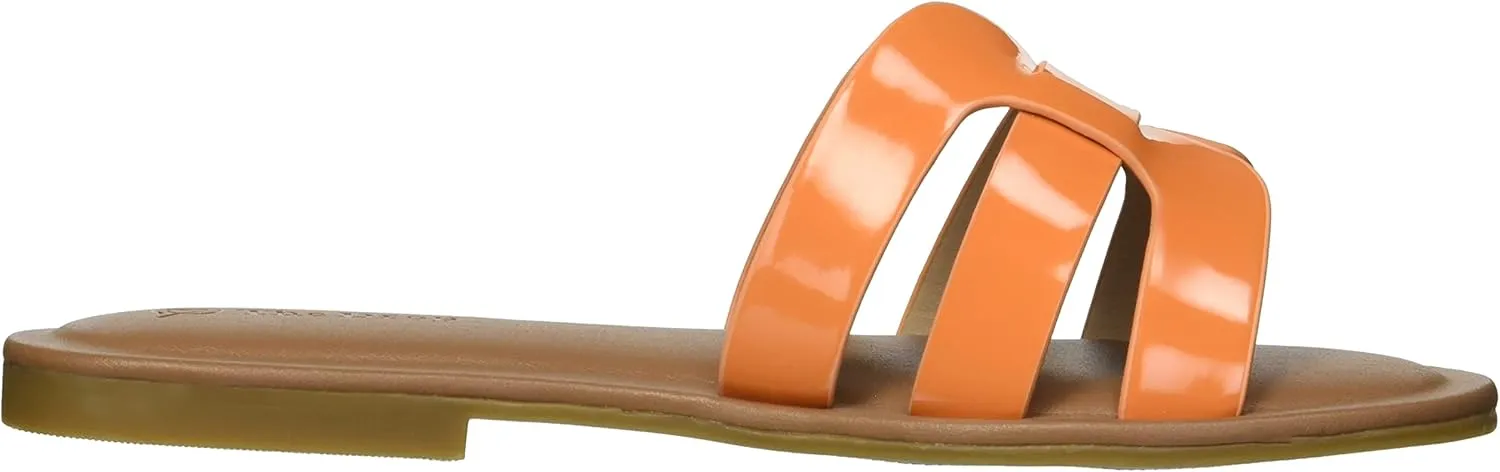The Drop Women's Monika Flat H-Band Slide Sandal