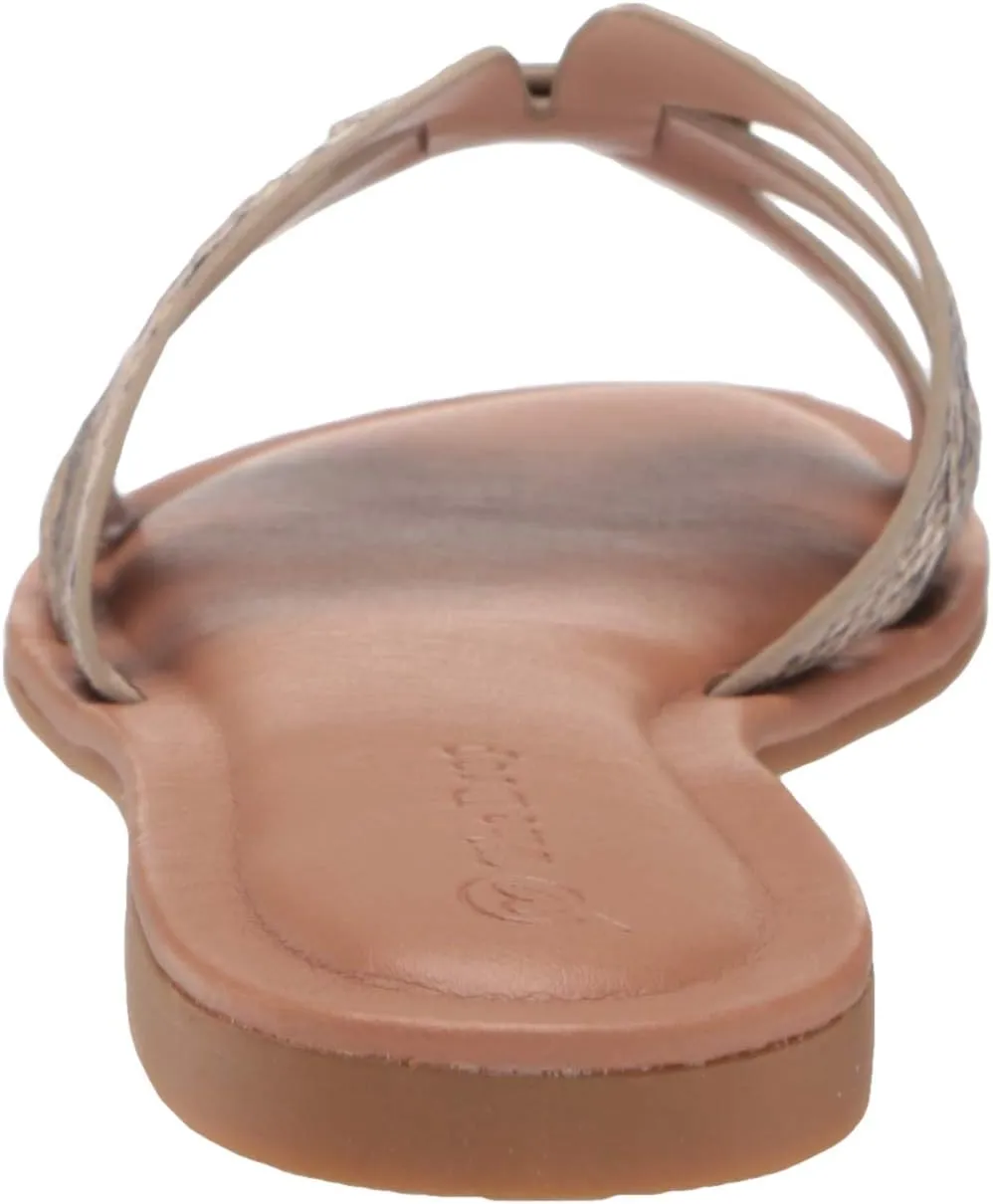 The Drop Women's Monika Flat H-Band Slide Sandal