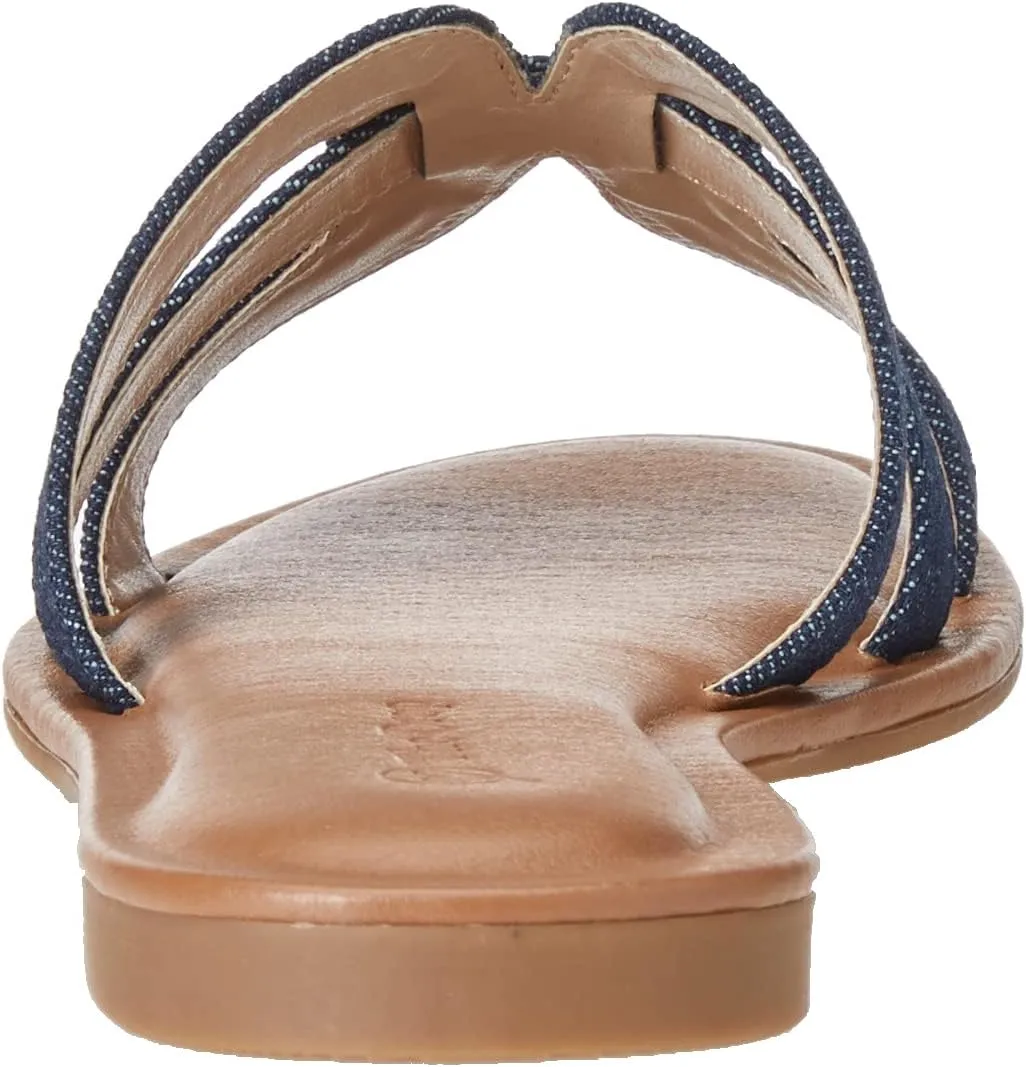 The Drop Women's Monika Flat H-Band Slide Sandal