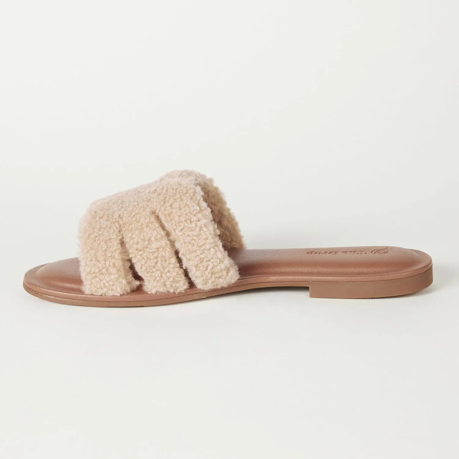 The Drop Women's Monika Flat H-Band Slide Sandal