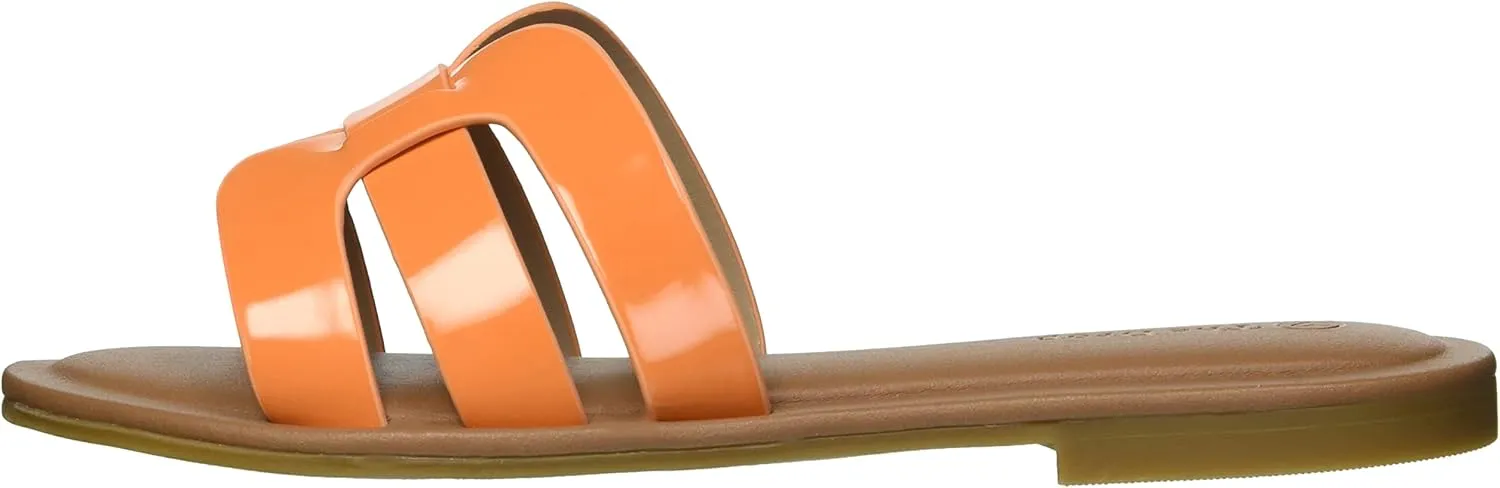 The Drop Women's Monika Flat H-Band Slide Sandal
