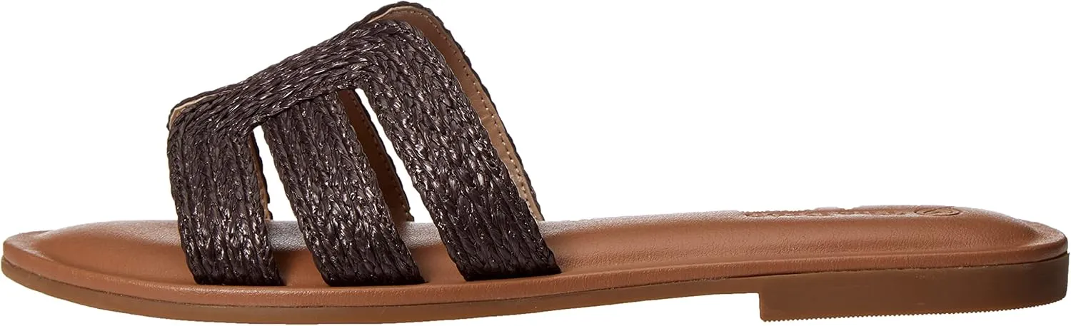 The Drop Women's Monika Flat H-Band Slide Sandal