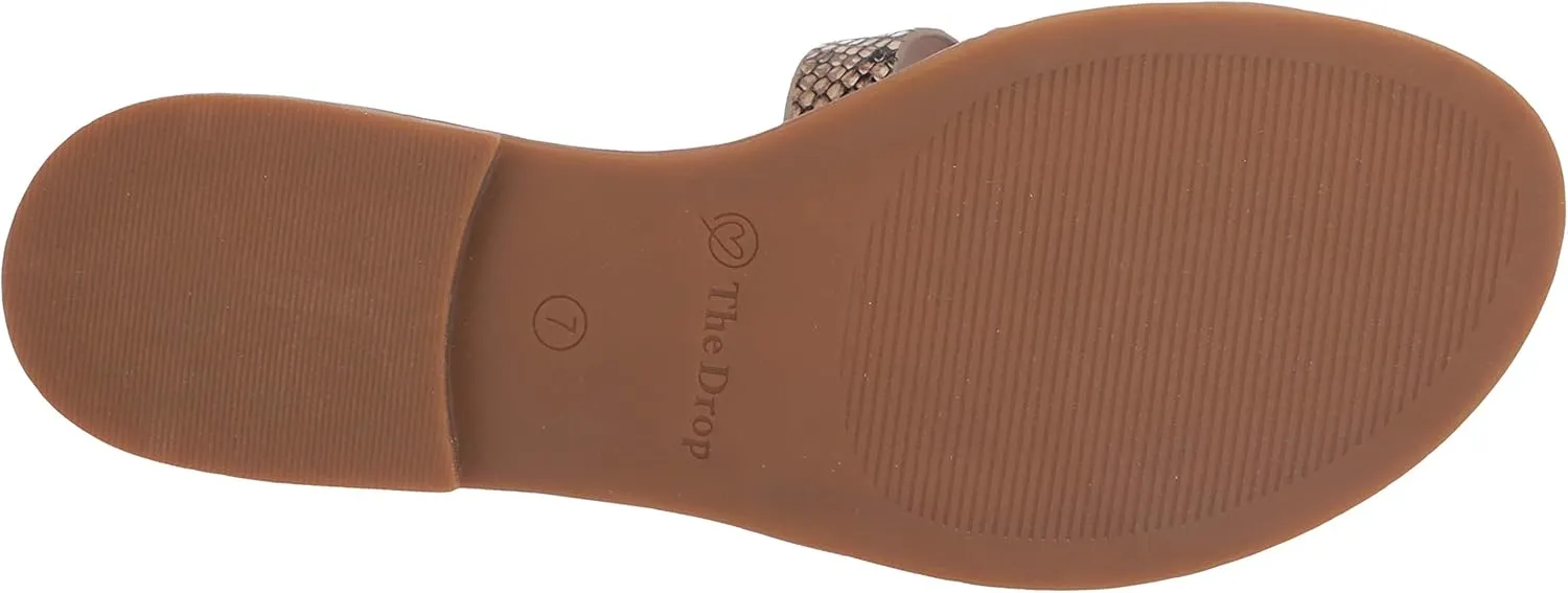 The Drop Women's Monika Flat H-Band Slide Sandal