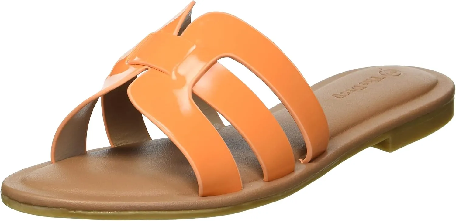 The Drop Women's Monika Flat H-Band Slide Sandal
