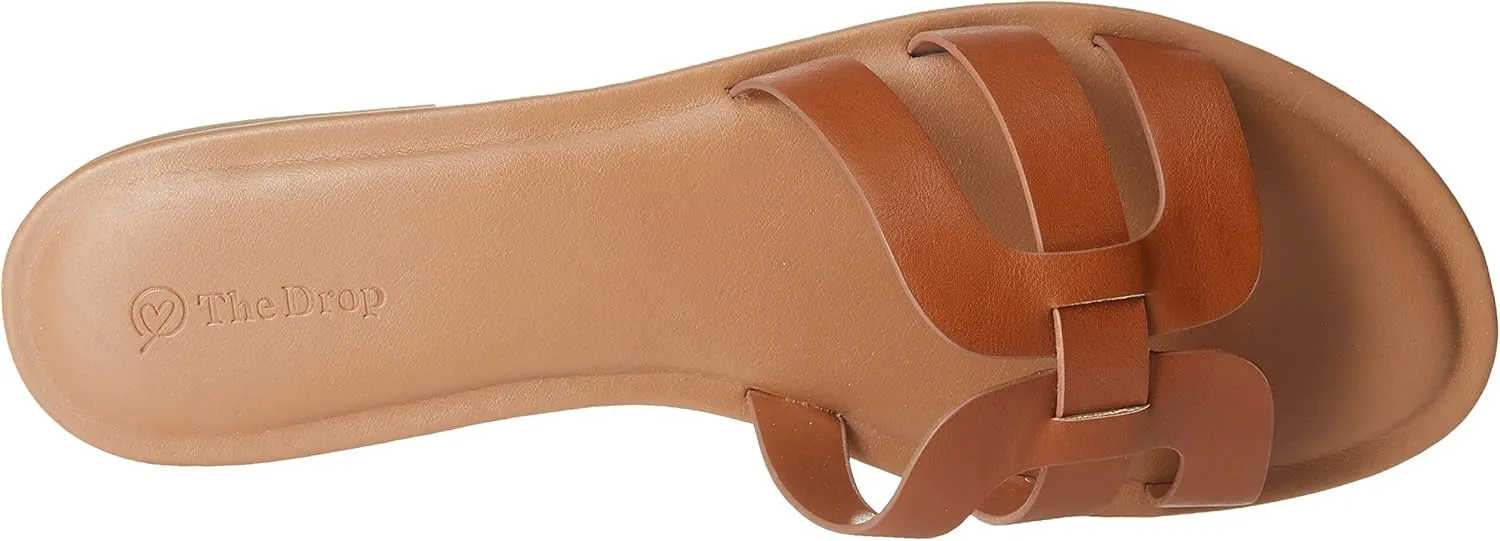 The Drop Women's Monika Flat H-Band Slide Sandal