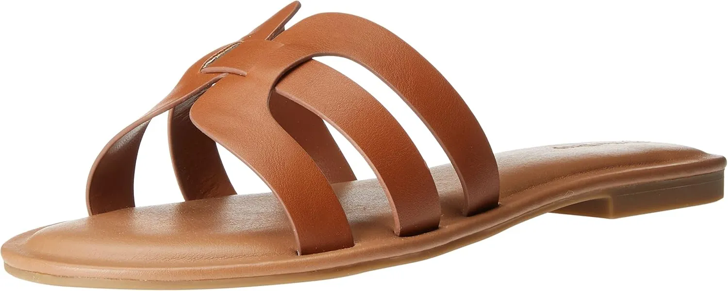 The Drop Women's Monika Flat H-Band Slide Sandal