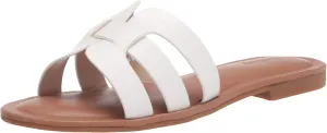 The Drop Women's Monika Flat H-Band Slide Sandal