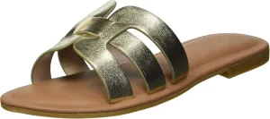 The Drop Women's Monika Flat H-Band Slide Sandal