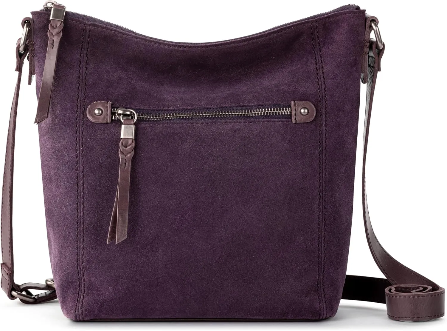 The Sak Ashland Crossbody Purse - Women's Leather Handbag For Everyday & Travel - Cross Body With Adjustable Shoulder Strap
