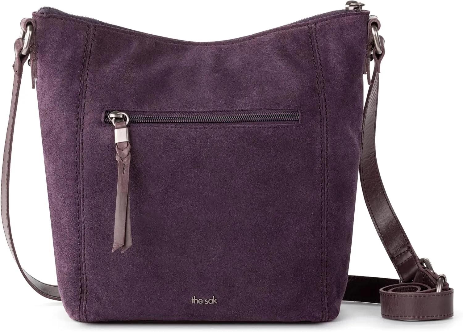 The Sak Ashland Crossbody Purse - Women's Leather Handbag For Everyday & Travel - Cross Body With Adjustable Shoulder Strap