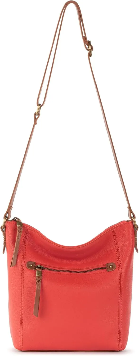 The Sak Ashland Crossbody Purse - Women's Leather Handbag For Everyday & Travel - Cross Body With Adjustable Shoulder Strap
