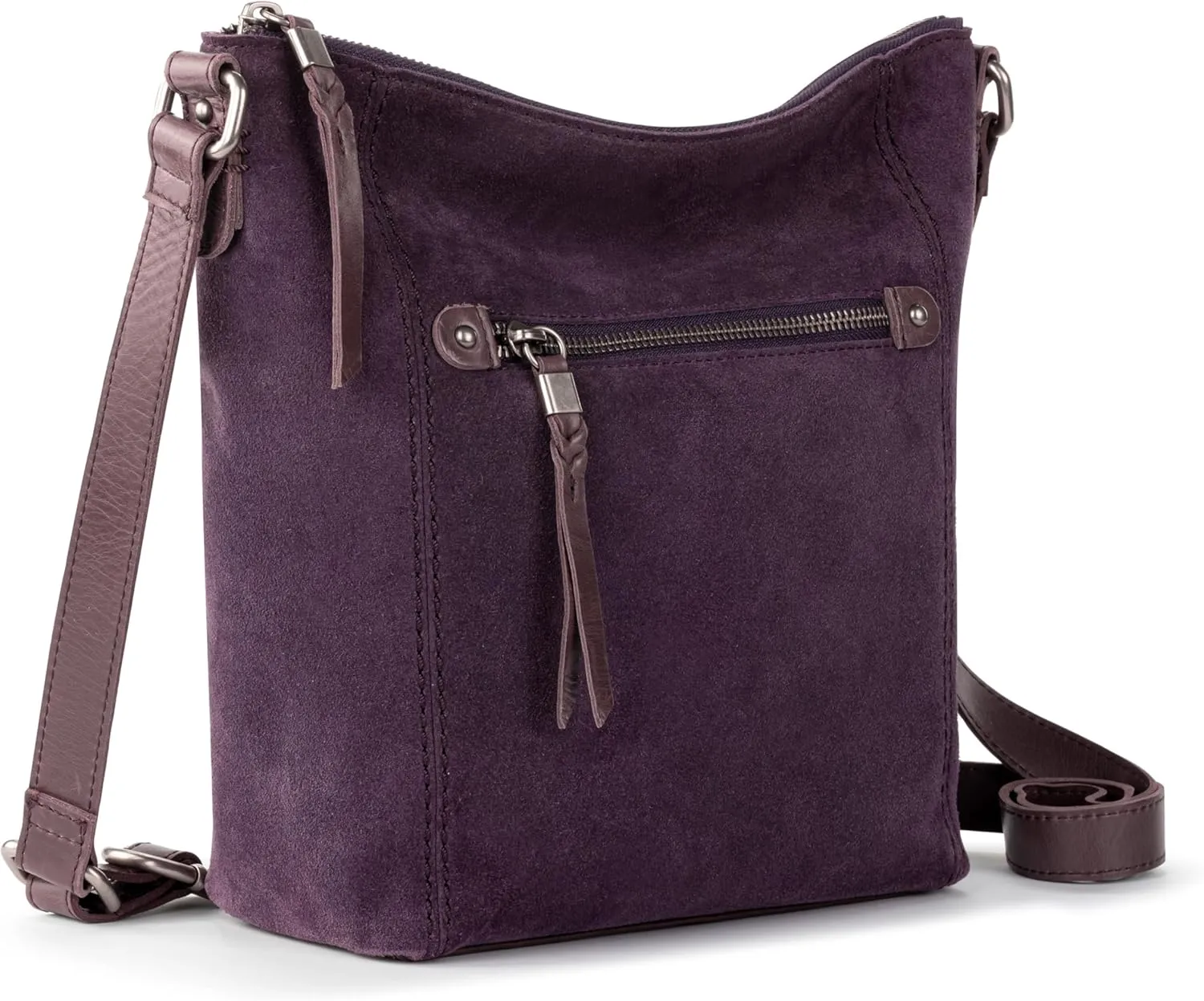 The Sak Ashland Crossbody Purse - Women's Leather Handbag For Everyday & Travel - Cross Body With Adjustable Shoulder Strap