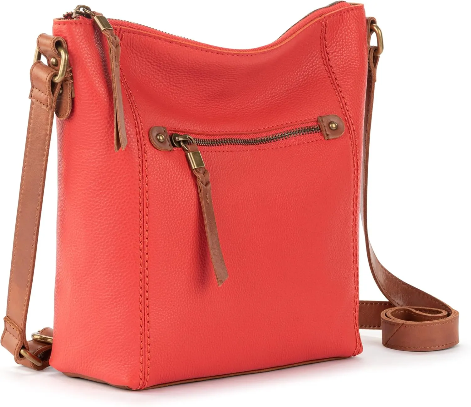 The Sak Ashland Crossbody Purse - Women's Leather Handbag For Everyday & Travel - Cross Body With Adjustable Shoulder Strap
