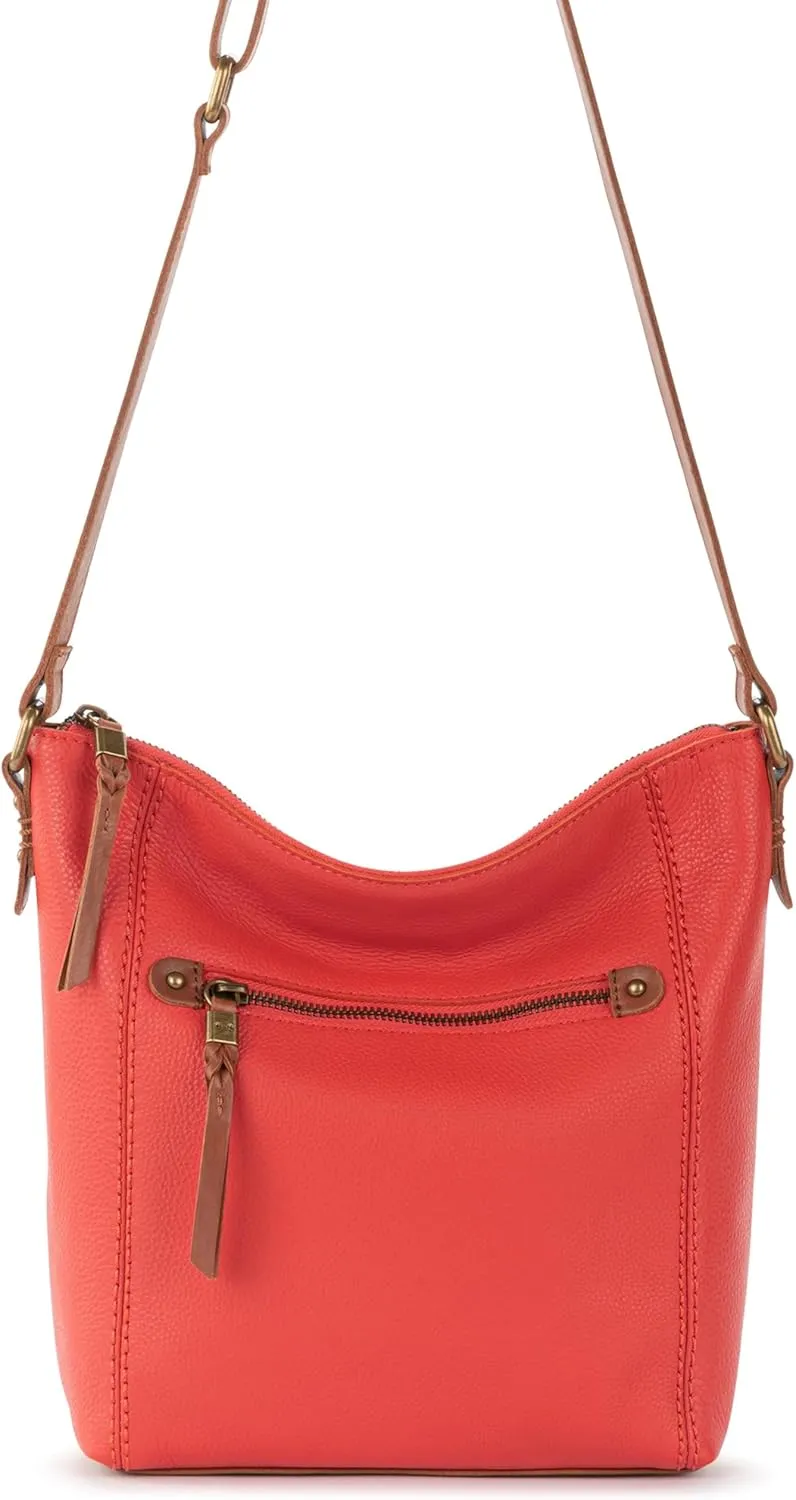 The Sak Ashland Crossbody Purse - Women's Leather Handbag For Everyday & Travel - Cross Body With Adjustable Shoulder Strap