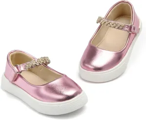 THEE BRON Toddler Shoes Girls Glitter Fashion Sneakers Sparkly Sequin Casual Shoes