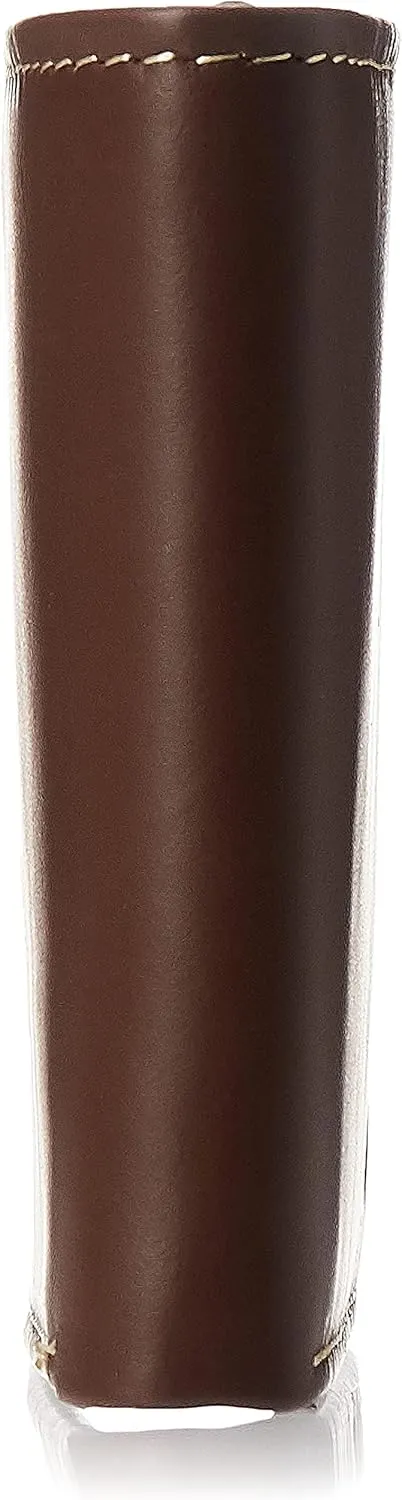 Timberland Men's Leather Wallet With Attached Flip Pocket, Brown (Hunter), One Size