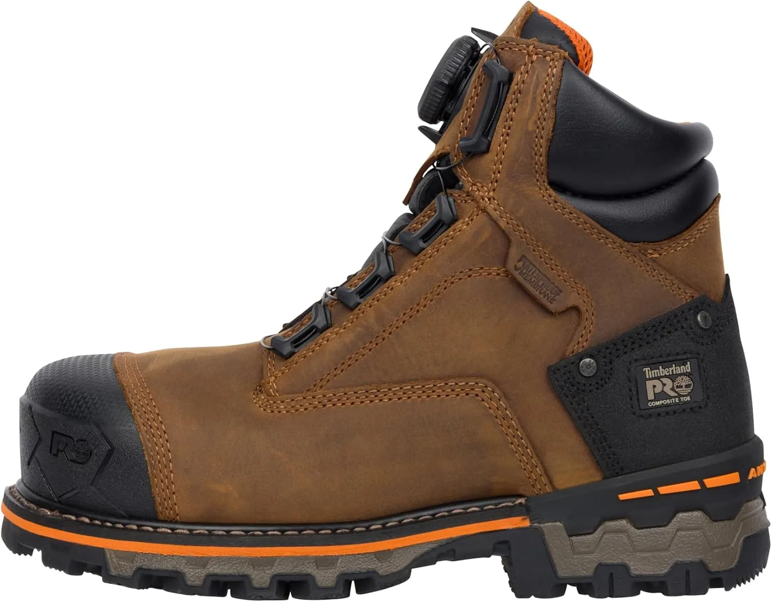 Timberland PRO Men's, Boondock BOA 6-Inch Composite Toe Waterproof Work Boot