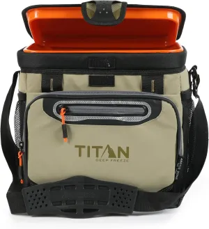 Titan Deep Freeze Coolers - Zipperless Hardbody Cooler - Deep Freeze Insulation, HardBody Liner, and SmartShelf