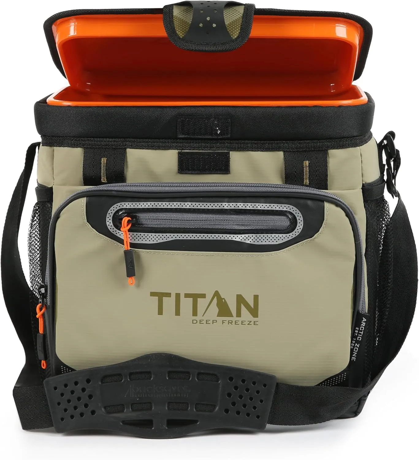 Titan Deep Freeze Coolers - Zipperless Hardbody Cooler - Deep Freeze Insulation, HardBody Liner, and SmartShelf