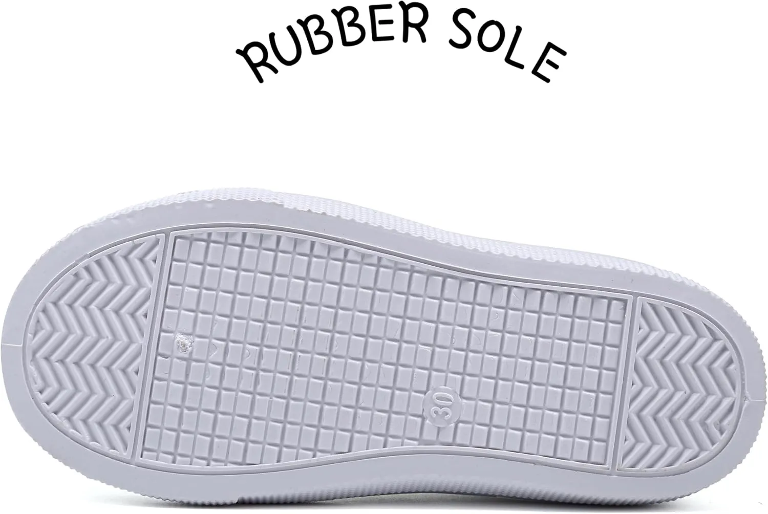 Toddler Kids White Canvas Shoes for Boys Girls Sneakers Slip-on Comfortable Fashion Light Weight Skin-Friendly Causal Running Tennis Shoes (Toddle/Little Kids/Big Kids)
