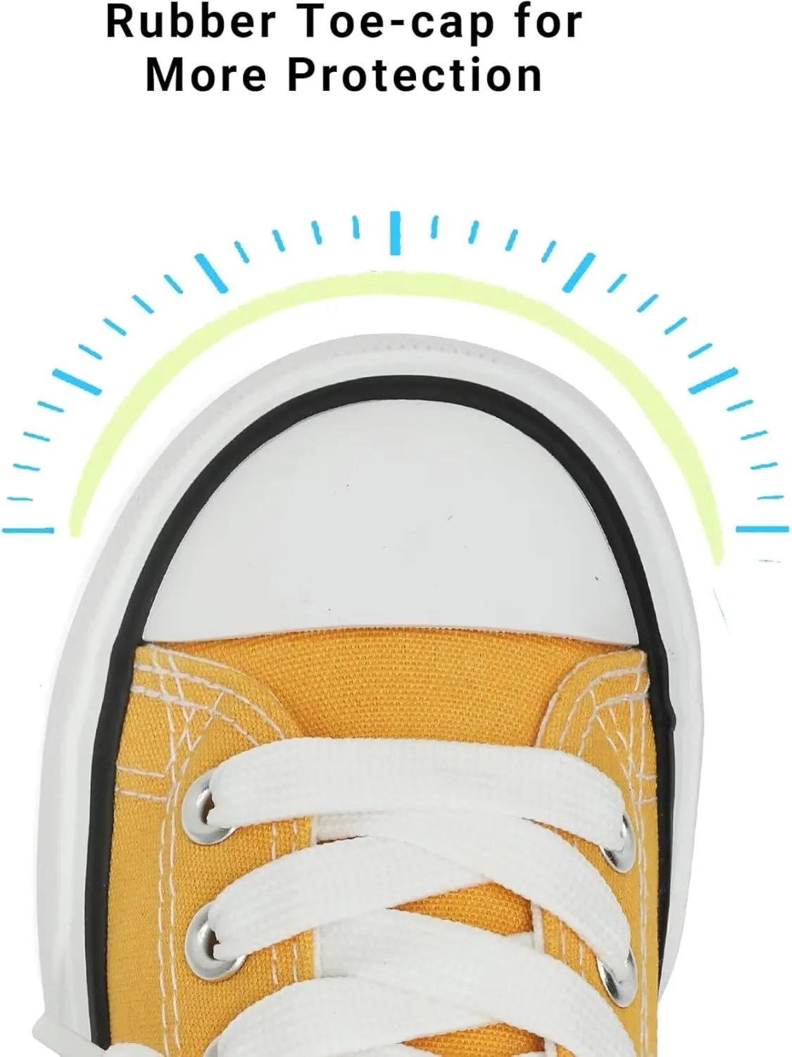 Toddler Little Kid Cushioned Canvas Shoes Slip On Sneakers Soft and Durable