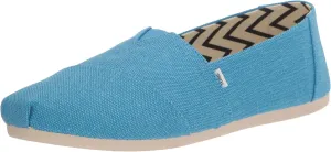 TOMS Women's Alpargata Loafer Flat, Island Blue, 6.5