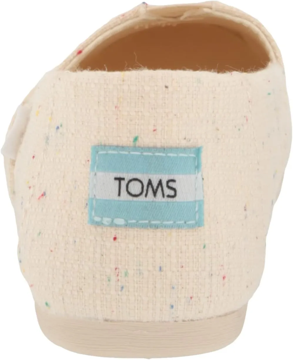 TOMS Women's Alpargata Speckled Recycled Cotton Loafer Flat