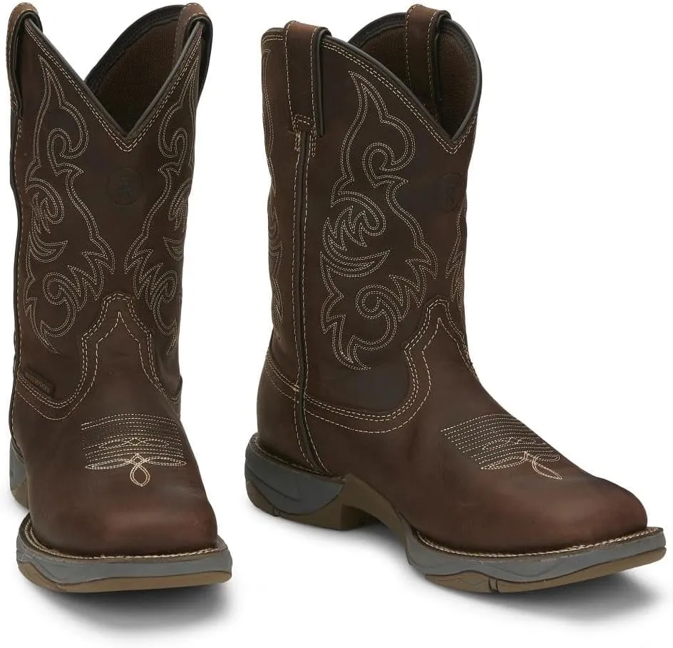 Tony Lama Men Junction 11` Pull on Soft Toe Sqaure toe Work Boot