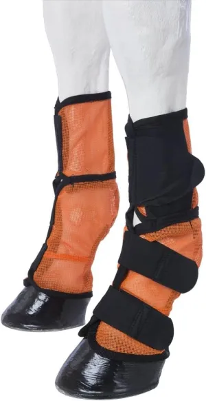 Tough 1 Contour Mesh Fly Boots Horse Orange