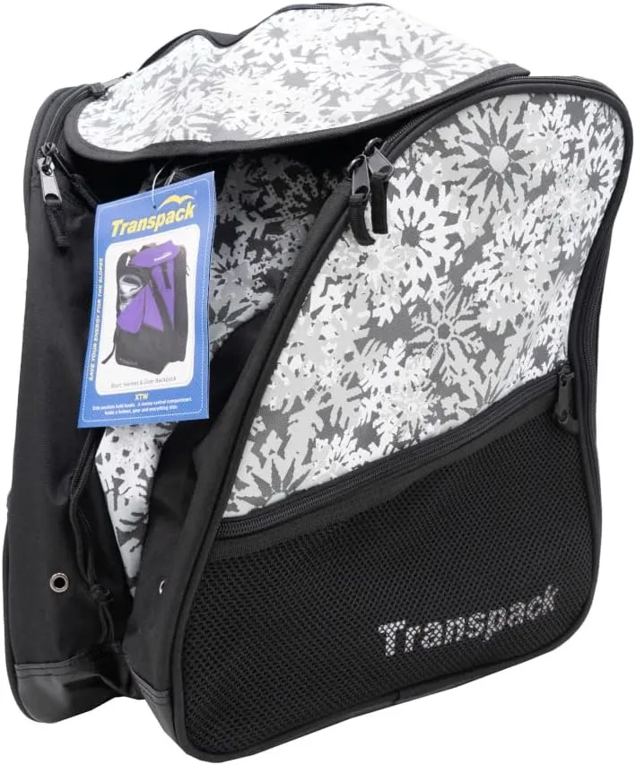TRANSPACK Durable Water-resistant 40l Adjustable Straps Ski/Snowboard Boot Xtw Print Backpack Bag