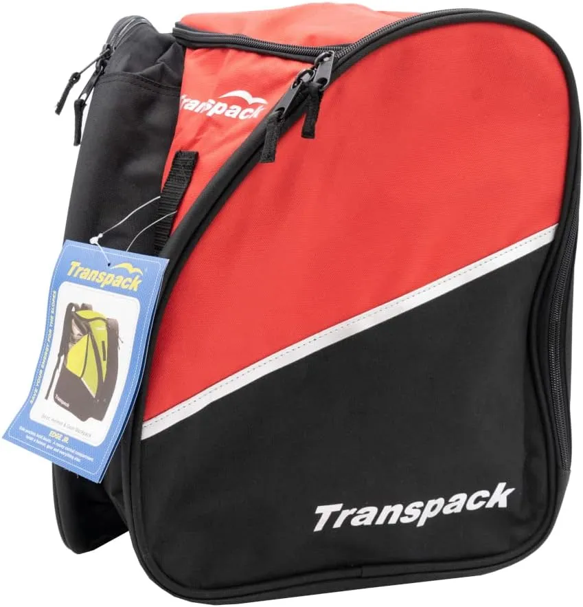 TRANSPACK Edge Junior Water-Resistant 33L Ski/Snowboard Boot Helmet Goggles & Gear Backpack Bag