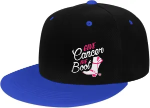 Trucker Hats Give Cancer The Boot Cap for Men Women Adjustable Sun Hats