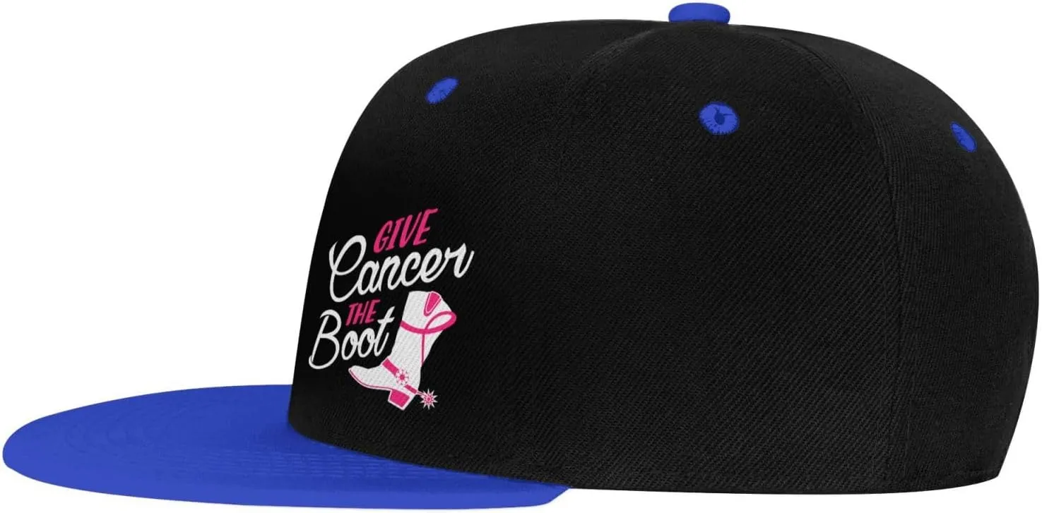 Trucker Hats Give Cancer The Boot Cap for Men Women Adjustable Sun Hats