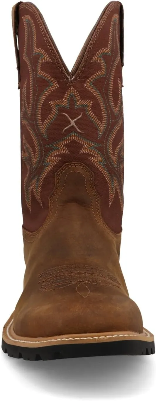 Twisted X Men's 11" Tech X Boot, Wide Square Toe with Tech X