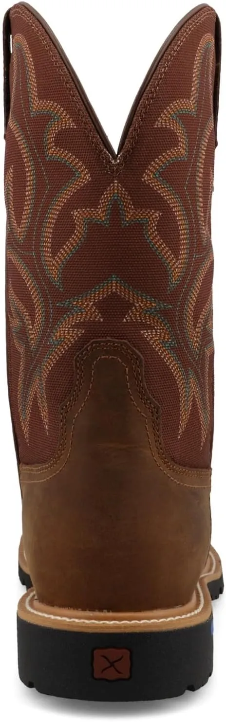 Twisted X Men's 11" Tech X Boot, Wide Square Toe with Tech X