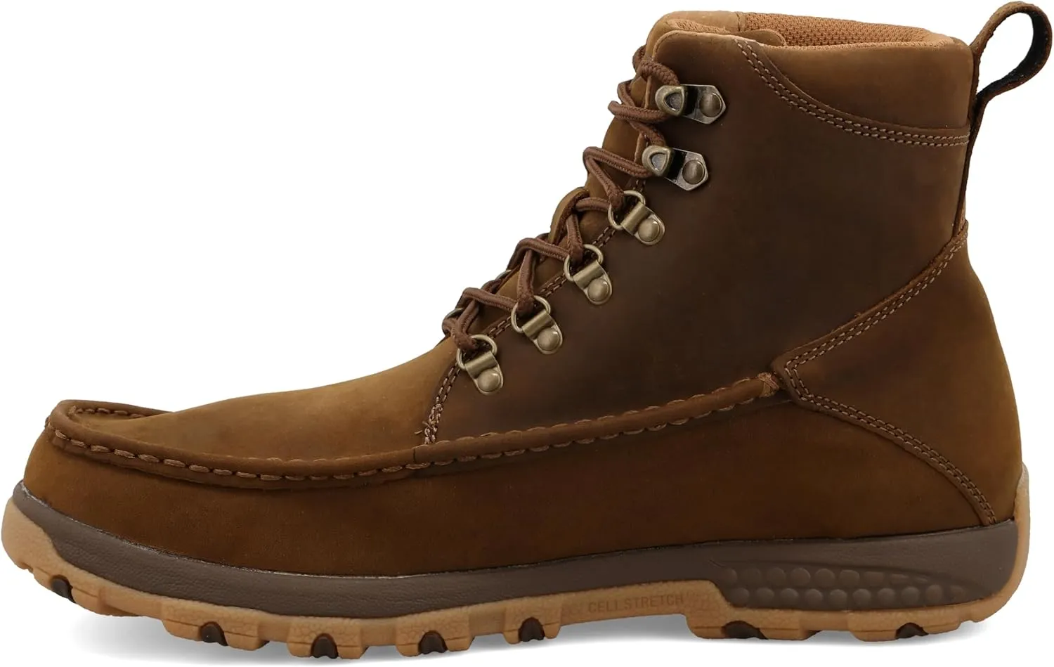 Twisted X Men's 6" Driving Moc Hiker, Moc Toe with CellStretch