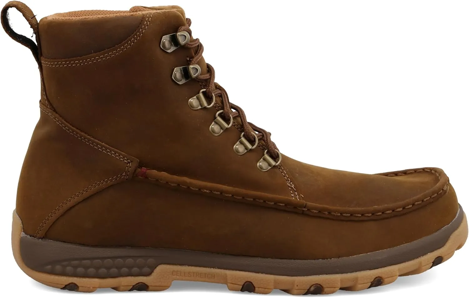 Twisted X Men's 6" Driving Moc Hiker, Moc Toe with CellStretch