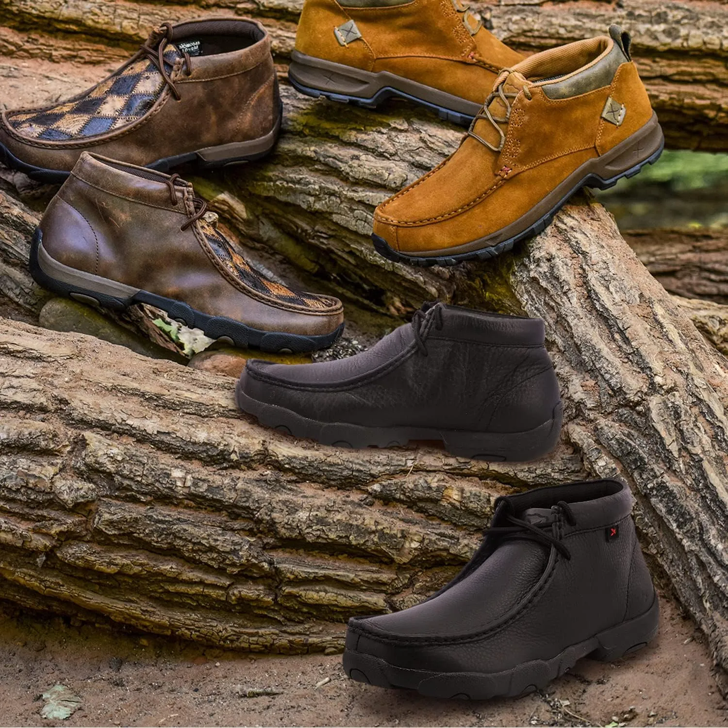 Twisted X Men's Driving Moccasins Chukka Boot