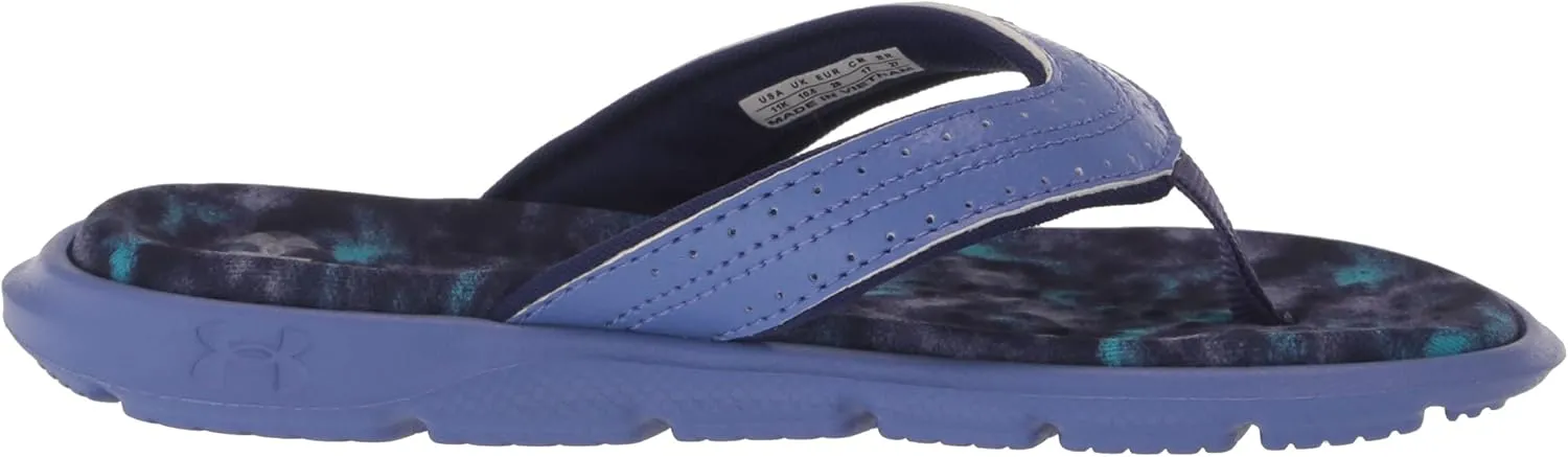 Under Armour Girls' Ignite Marbella Graphic Flip-Flop