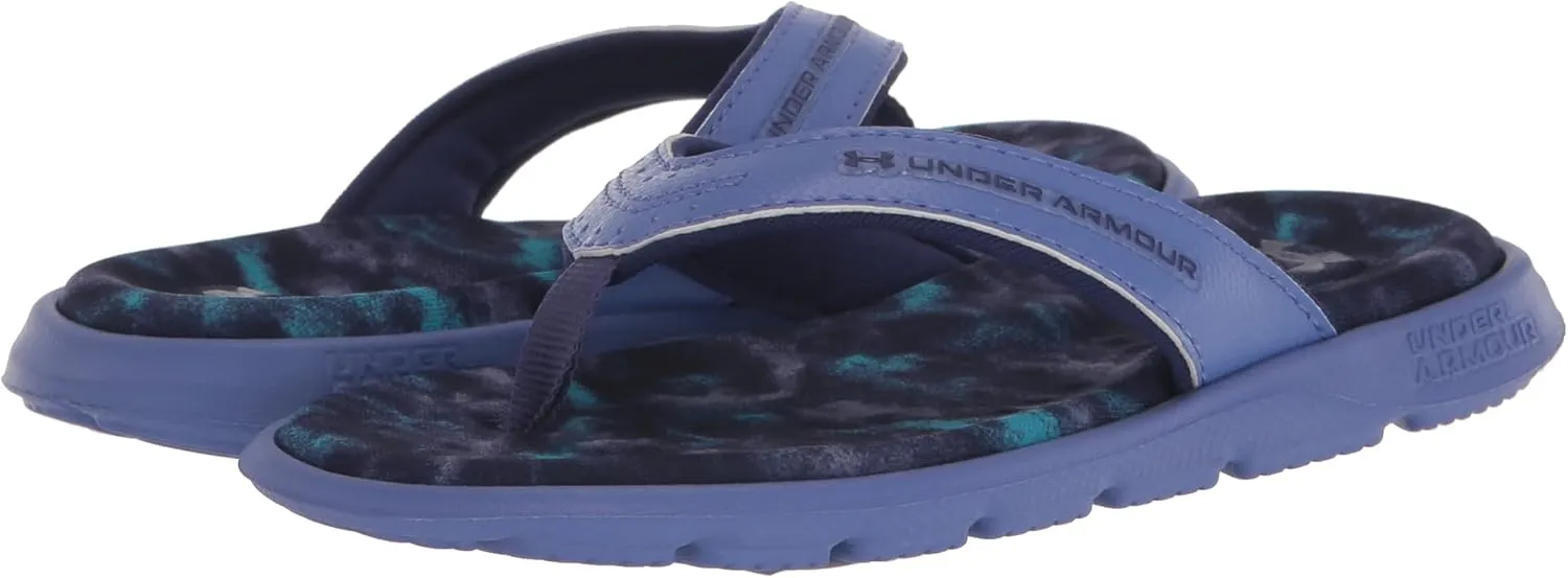Under Armour Girls' Ignite Marbella Graphic Flip-Flop