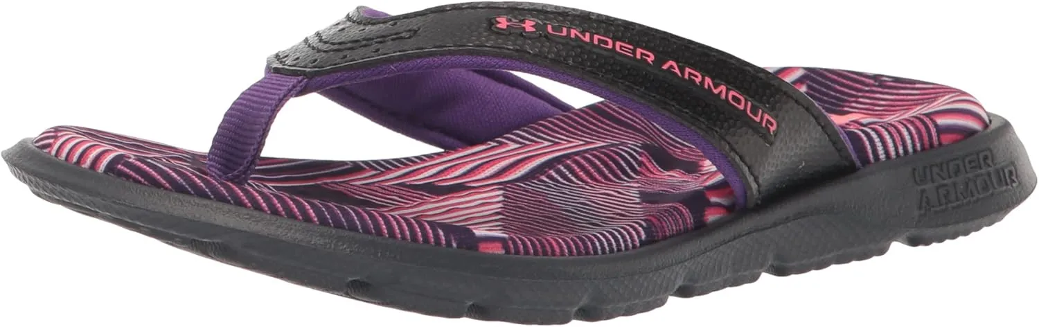Under Armour Girls' Ignite Marbella Graphic Flip-Flop
