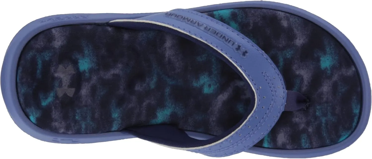 Under Armour Girls' Ignite Marbella Graphic Flip-Flop